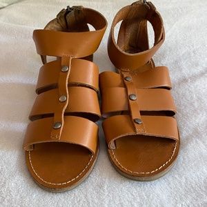 Madewell Rowan Leather Gladiator Sandals- Sz 8